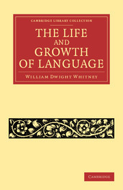 Couverture de l’ouvrage The Life and Growth of Language