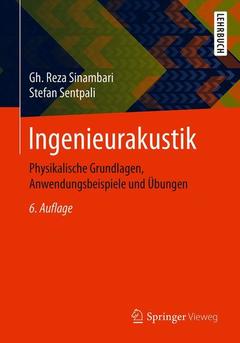Couverture de l’ouvrage Ingenieurakustik