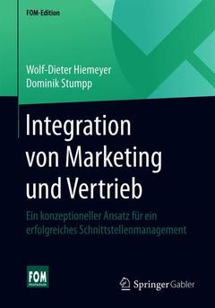 Couverture de l’ouvrage Integration von Marketing und Vertrieb