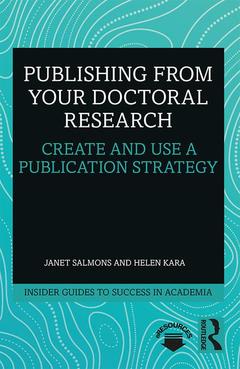 Cover of the book Publishing from your Doctoral Research