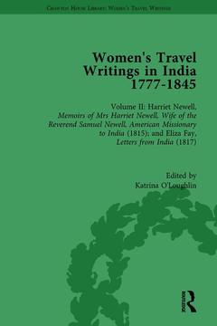 Couverture de l’ouvrage Women's Travel Writings in India 1777–1854
