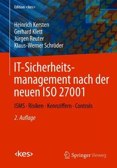 Couverture de l’ouvrage IT-Sicherheitsmanagement nach der neuen ISO 27001