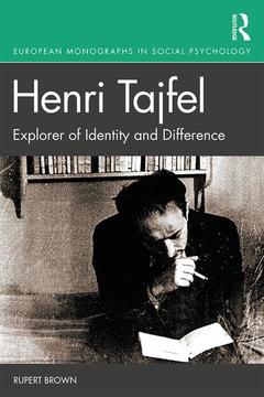 Couverture de l’ouvrage Henri Tajfel: Explorer of Identity and Difference