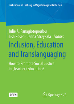 Couverture de l’ouvrage Inclusion, Education and Translanguaging