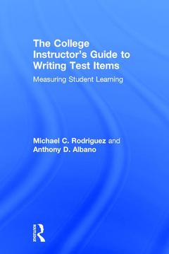 Cover of the book The College Instructor's Guide to Writing Test Items