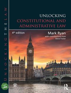 Couverture de l’ouvrage Unlocking Constitutional and Administrative Law