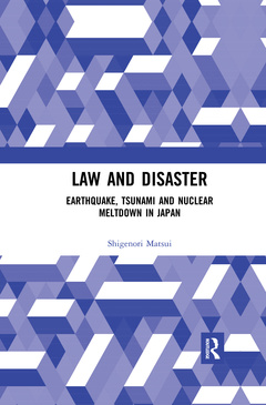 Couverture de l’ouvrage Law and Disaster