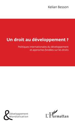 Cover of the book Un droit au développement ?