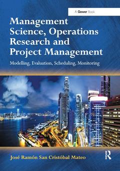 Couverture de l’ouvrage Management Science, Operations Research and Project Management