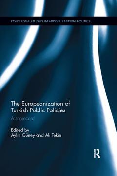 Couverture de l’ouvrage The Europeanization of Turkish Public Policies