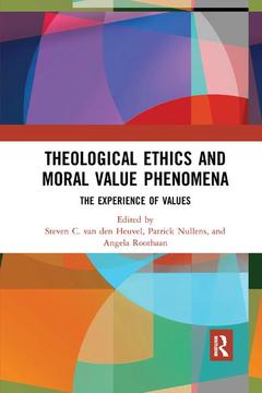 Couverture de l’ouvrage Theological Ethics and Moral Value Phenomena
