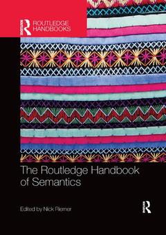 Cover of the book The Routledge Handbook of Semantics