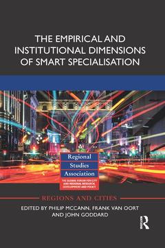 Couverture de l’ouvrage The Empirical and Institutional Dimensions of Smart Specialisation
