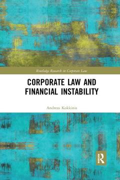 Couverture de l’ouvrage Corporate Law and Financial Instability