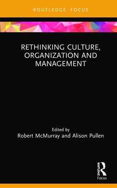 Couverture de l’ouvrage Rethinking Culture, Organization and Management
