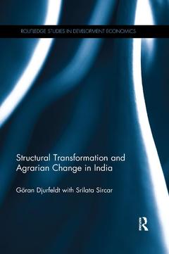 Couverture de l’ouvrage Structural Transformation and Agrarian Change in India