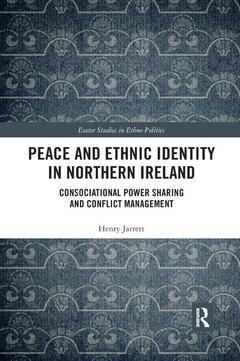 Couverture de l’ouvrage Peace and Ethnic Identity in Northern Ireland