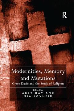 Couverture de l’ouvrage Modernities, Memory and Mutations