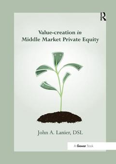Cover of the book Value-creation in Middle Market Private Equity