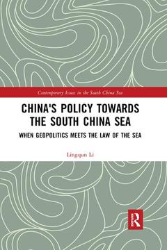 Couverture de l’ouvrage China's Policy towards the South China Sea