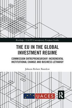 Couverture de l’ouvrage The EU in the Global Investment Regime
