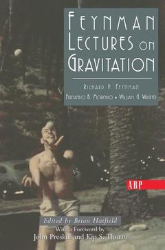 Couverture de l’ouvrage Feynman Lectures On Gravitation