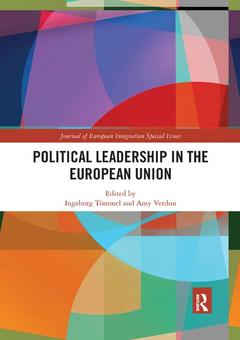 Couverture de l’ouvrage Political Leadership in the European Union