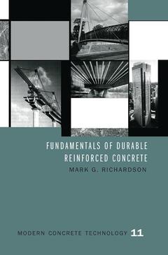 Couverture de l’ouvrage Fundamentals of Durable Reinforced Concrete