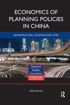 Couverture de l’ouvrage Economics of Planning Policies in China