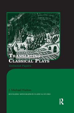 Couverture de l’ouvrage Translating Classical Plays