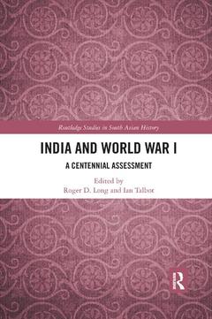 Cover of the book India and World War I