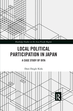 Couverture de l’ouvrage Local Political Participation in Japan