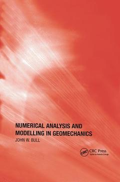 Couverture de l’ouvrage Numerical Analysis and Modelling in Geomechanics