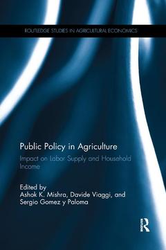 Couverture de l’ouvrage Public Policy in Agriculture