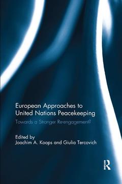 Couverture de l’ouvrage European Approaches to United Nations Peacekeeping