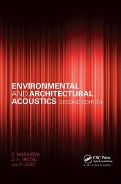 Couverture de l’ouvrage Environmental and Architectural Acoustics