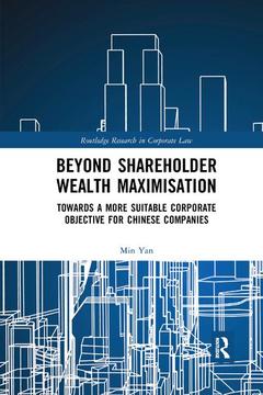 Cover of the book Beyond Shareholder Wealth Maximisation