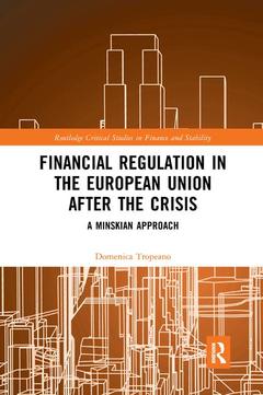 Couverture de l’ouvrage Financial Regulation in the European Union After the Crisis