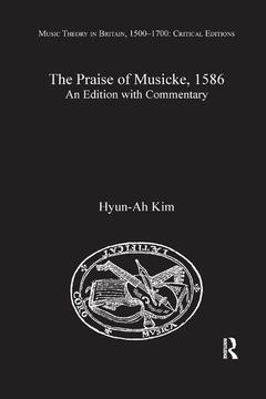 Couverture de l’ouvrage The Praise of Musicke, 1586