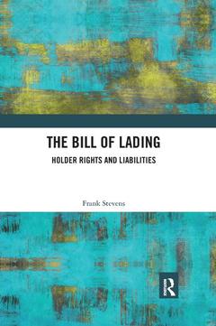 Couverture de l’ouvrage The Bill of Lading