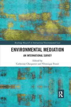 Couverture de l’ouvrage Environmental Mediation