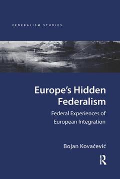 Couverture de l’ouvrage Europe's Hidden Federalism