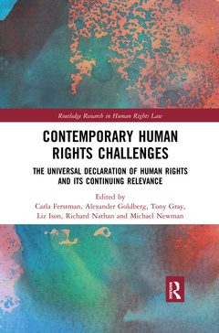 Couverture de l’ouvrage Contemporary Human Rights Challenges