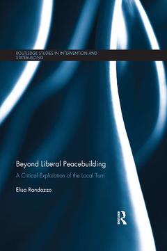 Couverture de l’ouvrage Beyond Liberal Peacebuilding