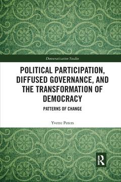 Cover of the book Political Participation, Diffused Governance, and the Transformation of Democracy