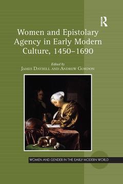 Cover of the book Women and Epistolary Agency in Early Modern Culture, 1450–1690