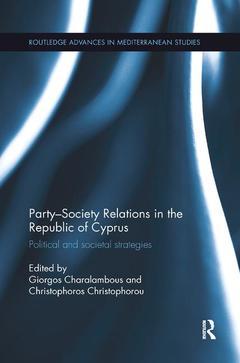 Couverture de l’ouvrage Party-Society Relations in the Republic of Cyprus