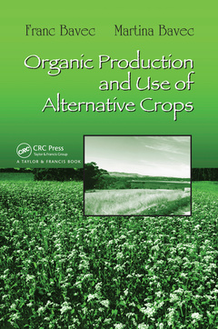 Couverture de l’ouvrage Organic Production and Use of Alternative Crops