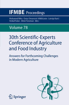 Couverture de l’ouvrage 30th Scientific-Experts Conference of Agriculture and Food Industry