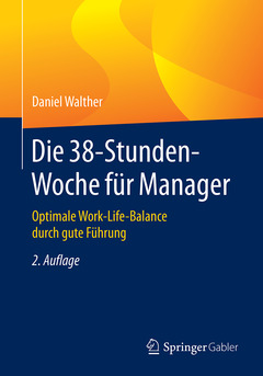 Couverture de l’ouvrage Die 38-Stunden-Woche für Manager
